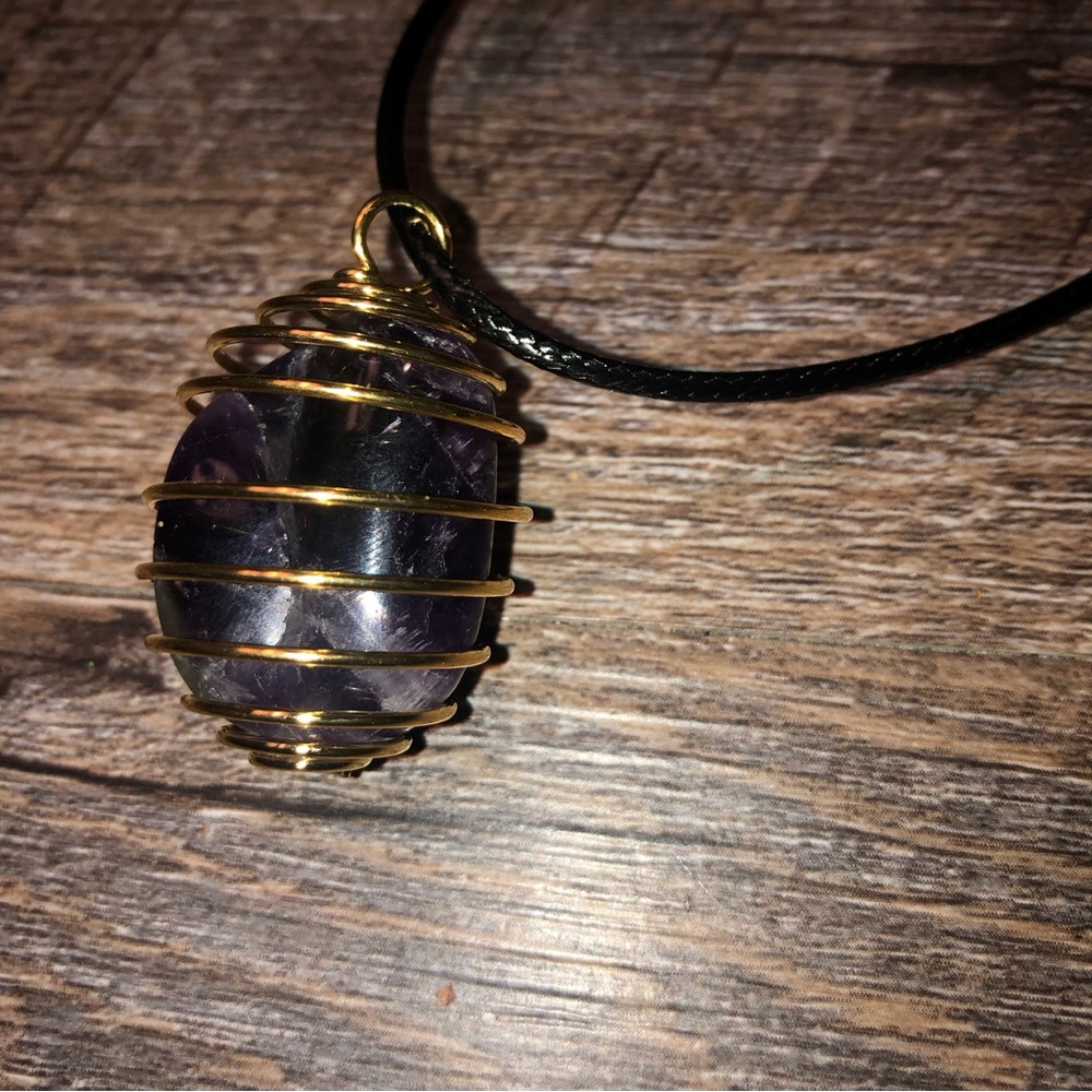 Amethyst Crystal Pendant